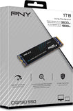 PNY CS2130 1TB M.2 2280 Internal Solid State Drive, Read up to 3,500,3D Flash Memory Nand : M280CS2130-1TB-RB Hard Drives JS Bazar