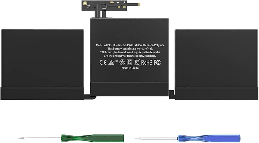 A2159 A2289 A2338 MacBook Pro 13 Battery A2171 Battery for MacBook Pro 13-Inch 2019 2020 (M1) EMC 3301 3456 3578 MUHN2 MUHP2 MUHQ2 Laptop Batteries JS Bazar