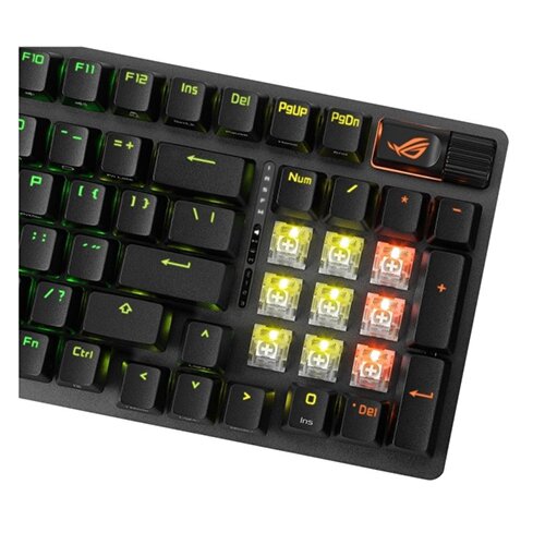 ASUS ROG Strix Scope II 96 Mechanical Switches Wireless Gaming Keyboard - Black | 90MP037A-BKUA01 Gaming Keyboard JS Bazar