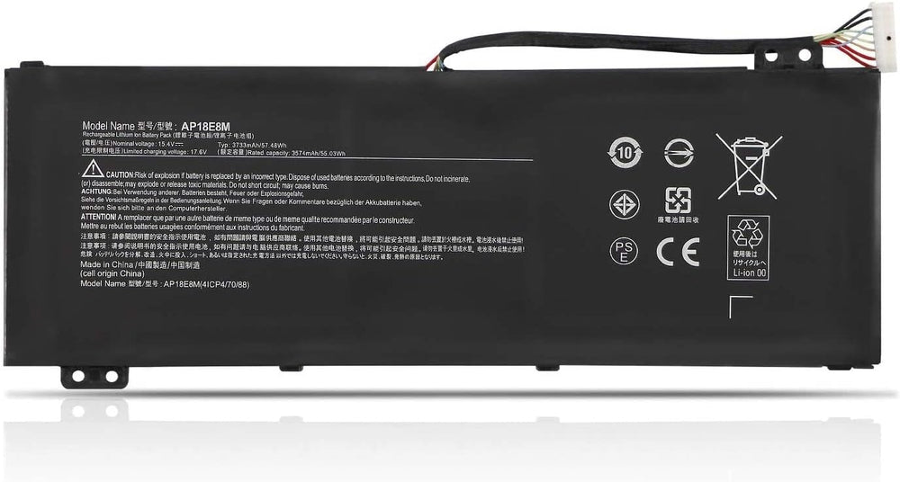 Replacement AP18E7M AP18E8M Acer Aspire Nitro 5 AN515 AN715 Helios 300 4ICP4/69/90 Replacement Laptop Battery Laptop Batteries JS Bazar