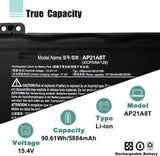Battery AP21A8T Acer Laptop Battery for Acer Nitro 5 AP21A7T AP21A5T AN517-55-50NF AN517-55-72FC Laptop Batteries JS Bazar