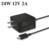 ASUS 24W 12V 2A Chromebook charger with square connector