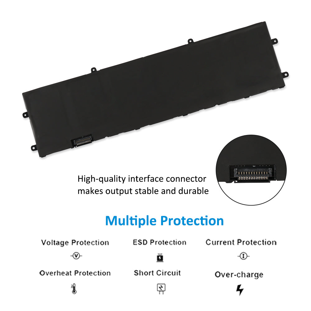 DWVRR Original Dell Alienware Laptop Battery For Dell Alienware X15 R1 R2 X17 R1 R2 Inspiron 16 7620 2-in-1 0817GN 0017GN NR6MH 11.4V 87WH Laptop Batteries JS Bazar