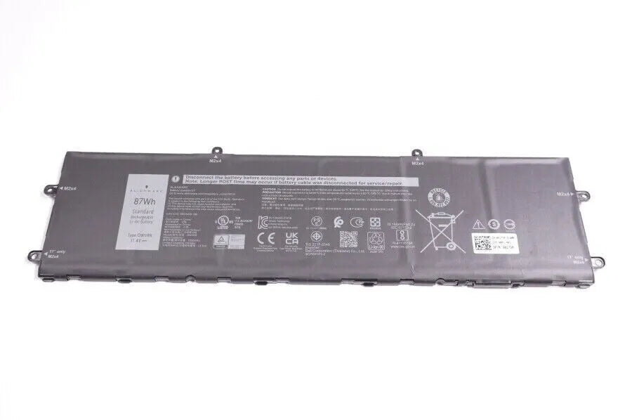 DWVRR Original Dell Alienware Laptop Battery For Dell Alienware X15 R1 R2 X17 R1 R2 Inspiron 16 7620 2-in-1 0817GN 0017GN NR6MH 11.4V 87WH Laptop Batteries JS Bazar