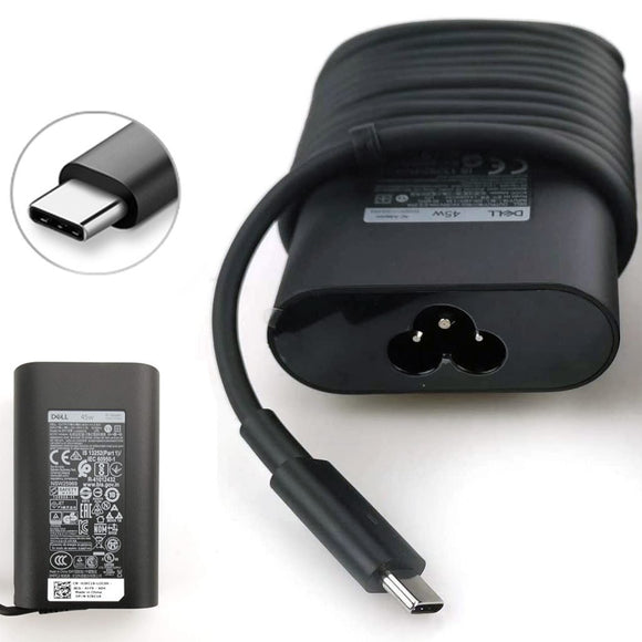 45W USB type C Dell charger compatible with Dell laptop AA45NM150 Laptop Charger JS Bazar