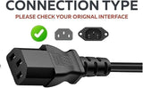 Computer Printer and LCD Monitor and TV UK 3 pin power plug High Quality Power Cable with Protection Fuse 1.5m power cord JS Bazar