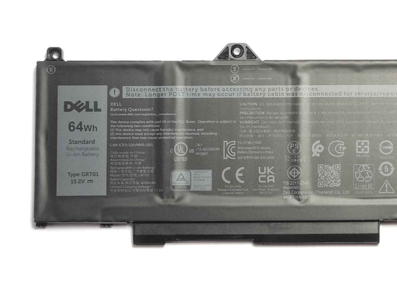 Original GRT01 64Wh Laptop Battery Replacement for Dell Latitude 14 5421 5431 15 5521 5531 Precision 3470 3561 3571 Alienware m17 R5 AMD Series R05P0 00P3TJ 0P3TJ VXD57 05RGW 15.2V 4-Cell Laptop Batteries JS Bazar