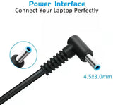 HP 65W Laptop Charger UAE – Original HP L24008-001 19.5V 3.33A Square Travel Adapter Laptop adapter JS Bazar