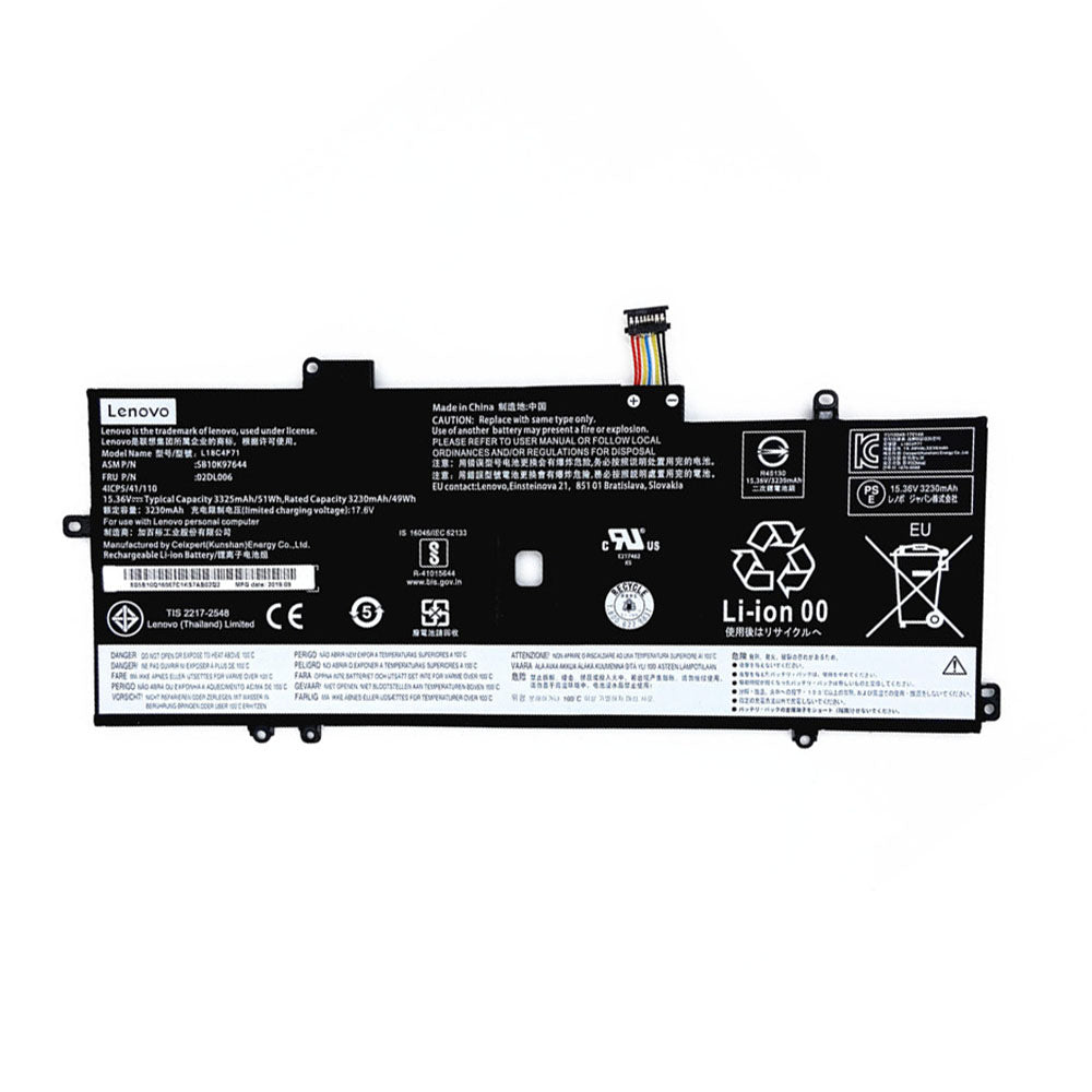 L18L4P71 Original L18C4P71 Lenovo ThinkPad X1 Yoga 20SA000GUS, ThinkPad X1 Carbon, L18M4P72 Laptop Battery Laptop Battery JS Bazar