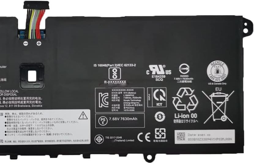 L19M4PH2 L19C4PH2 Laptop Battery for Lenovo Ideapad Yoga 9 14ITL5 82BG Yoga 9i 14inch 2 in 1 C950 9 14ITL5 82BG001AUK 82BG00DRUE Series SB10Z33894 5B10Z33895 5B10Z33896 SB10Z33898 7.68V 60Wh 7820mAh Laptop Batteries JS Bazar