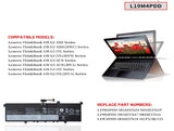 L19M4PDD L19D4PDD L19C4PDD Laptop Battery for Lenovo ThinkBook 13S G2 ARE G3 ACN ThinkBook 13S G2 ITL ThinkBook 14S G2 ITL Series 5B10Z37621 SB10Z37619 5B10Z37618 5B10Z37617 SB10Z37616 15.44V 56Wh Laptop Batteries JS Bazar
