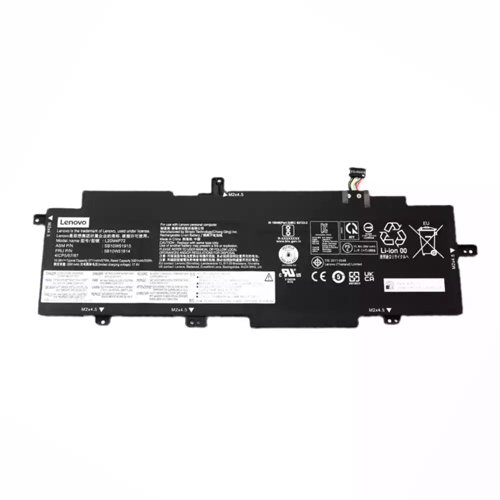 L20M4P72 SB10W51915 5B10W51814 Laptop Battery For Lenovo ThinkPad T14s Gen2 L20L4P72 L20C4P72 L20D4P72 3711mAh 15.36V Laptop Battery Lenovo