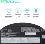 L20L3P71 L20M3P71 Laptop Battery for Lenovo ThinkPad X13 Yoga Gen 2 Gen 3 P16 Gen 1 Series L20D3P71 L20C3P71 L20L3P7 SB11A13106 5B11A13108 SB11A13105 5B11A13107 11.52V 57Wh Laptop Battery JS Bazar