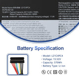 L21M4PC7 L21C4PC4 Original Lenovo Laptop Battery for Lenovo Yoga Slim 7 ProX-14IAH7 ProX-14ARH7 Series Notebook 82TK0076MX 82TL003TKR 82TK0025IN L21M4PE0 L21D4PC4 L21D4PE0 15.52V 70wh 4511mAh Laptop Batteries JS Bazar