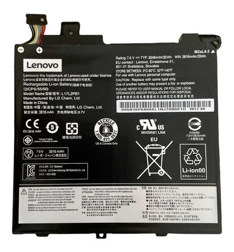 L17C2PB1 L17C2PB2 L17L2PB1 L17M2PB2 7.6V 3948mAh 30Wh Laptop Battery Compatible with Lenovo V330-14IKB V330-14ARR Series Notebook Laptop Battery JS Bazar