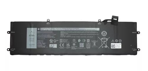 ANTIEE Batteria 87Wh 11.4V Per Dell Inspiron 16 7620 2-in-1 E Alienware X15/x17 R1 R2, Sostituto DWVRR 0817GN NR6MH P111F P48E P119F, 6 Celle - 5