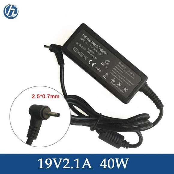40W Laptop AC Power Adapter for ASUS Model Eee PC 1005HA-V 19V/2.1A (2.315mm*1.35mm)