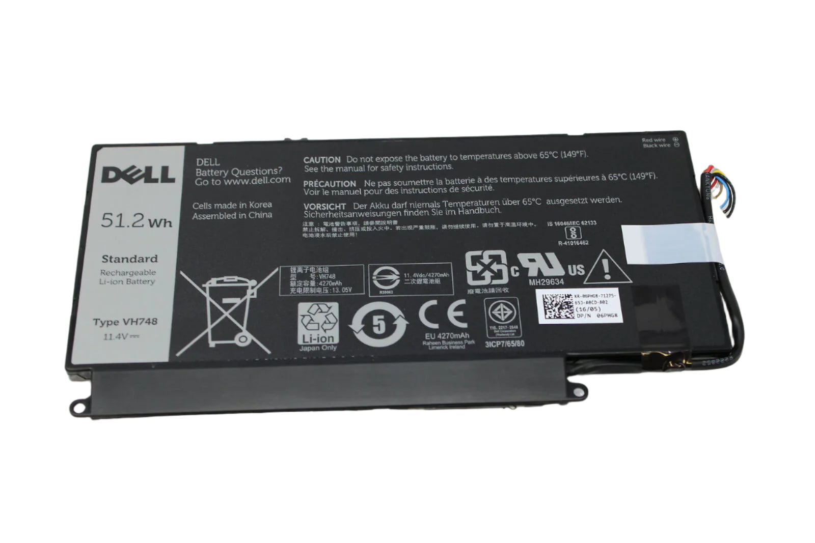 Dell Vostro 5460-D3337, Vostro 5470, 5480, Inspiron 5439 Dell Replacement Laptop Battery Laptop Batteries JS Bazar