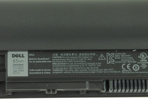 11.1V 65wh YFDF9 Dell Latitude 3340 V131 Generation 2 series 5MTD8 HGJW8 451-BBJB YFOF9 Laptop Battery Laptop Batteries JS Bazar
