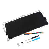 Acer AC15A3J Chromebook Spin 11 replacement battery - alternate view