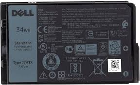 J7HTX Laptop Battery Compatible with Dell Latitude 7202 7212 Rugged Extreme Tablet Series 02JT7D 7XNTR FH8RW 7.6V 34Wh 4342mAh 4-Cell Laptop Batteries JS Bazar