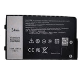 J7HTX Laptop Battery Compatible with Dell Latitude 7202 7212 Rugged Extreme Tablet Series 02JT7D 7XNTR FH8RW 7.6V 34Wh 4342mAh 4-Cell Laptop Batteries JS Bazar