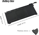 Original PG06XL Battery Compatible for HP Omen 15-dh 15-dh0000 15t-dh000 15t-dh100 15-dh0001ns 15-dh0002ns 15-dh0002nl 15-dh0007ng dh0008ns HSTNN-DB9F L48431-2C1 L48497-005 L48497-006 Laptop Batteries JS Bazar