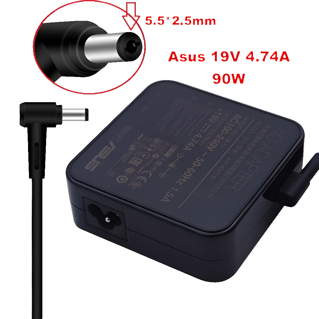Original Asus 90W Asus Laptop Charger for Asus VivoBook S400CA-UH51, UX310, UX31A, A555LB-XX411T ADP-90YD B Laptop Charger JS Bazar