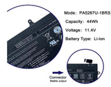 PA5267U-1BRS Toshiba Portege X20W-D-10Q, Portege X20W-D-11N Toshiba Laptop Battery