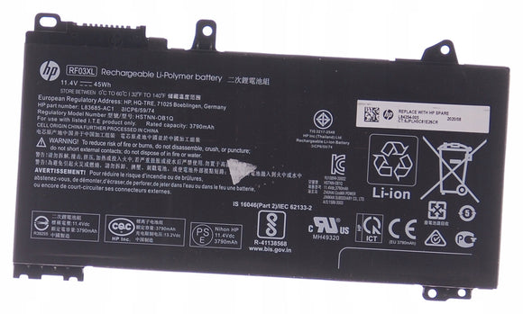 RF03XL Laptop Battery for HP ProBook 455 G7 HP ProBook 450 G7 HP ProBook 430 G7 HP ProBook 440 G7 L83685-AC1 L84354-005 Laptop Batteries JS Bazar