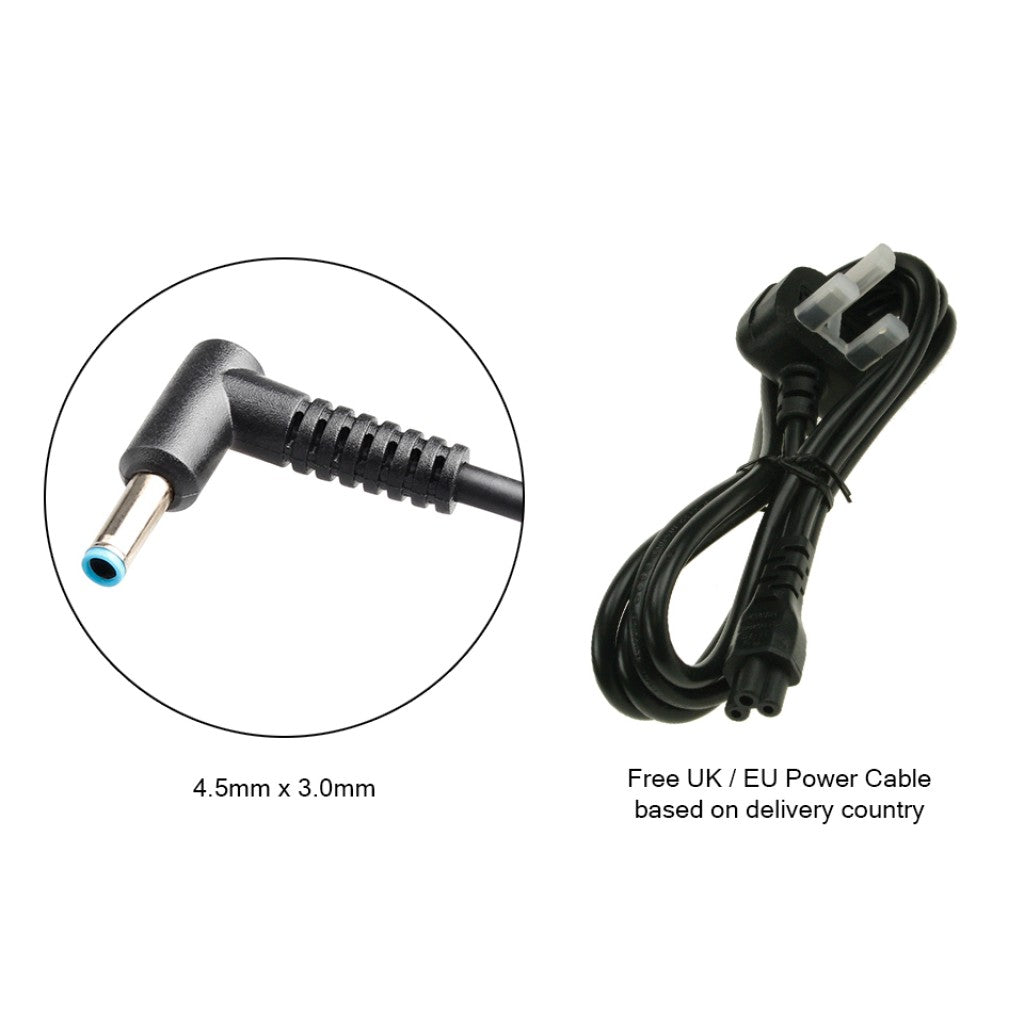Original HP 120W 19.5V 6.15A Output AC Adapter, Input 100-240V 1.5A, 50-60Hz, Laptop Charger | A065R01DL Power Adapter & Charger Accessories JS Bazar