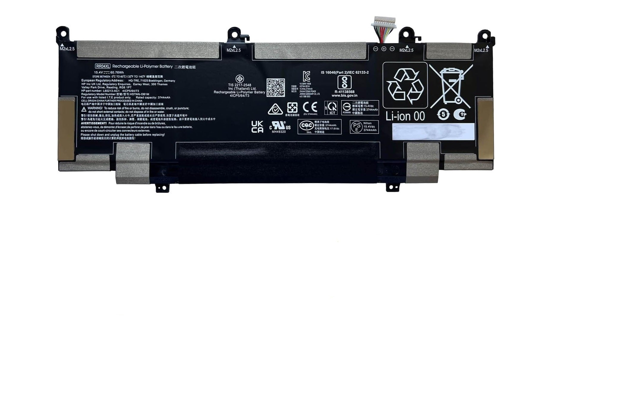 RR04XL Laptop Battery Compatible with HP Spectre X360 13-AW 13-AW0000 13-AW0001lm Series Notebook HSTNN-DB9K 15.4V 60.76Wh 3744mAh Laptop Batteries JS Bazar