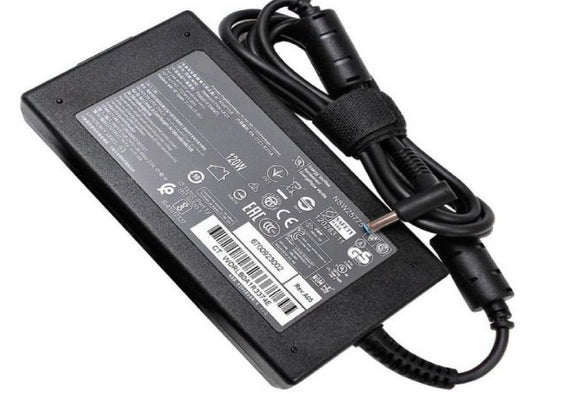 Replacement HP notebooks 120W adapter with a 4.5mm connector Blue Pin Power Adapter & Charger Accessories JS Bazar
