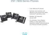 Cisco IP Business Phone 7821 w, 3.5-inch Grayscale Display, Class 1 PoE, Supports 2 Lines Networking Switches JS Bazar