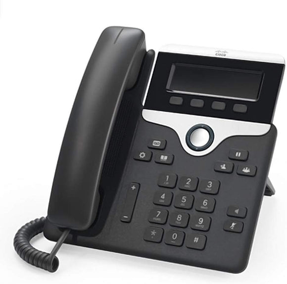 Cisco IP Business Phone 7821 w, 3.5-inch Grayscale Display, Class 1 PoE, Supports 2 Lines Networking Switches JS Bazar