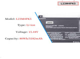 Lenovo Legion 5 16IRX9 L23B4PK5 80Wh laptop battery image 4