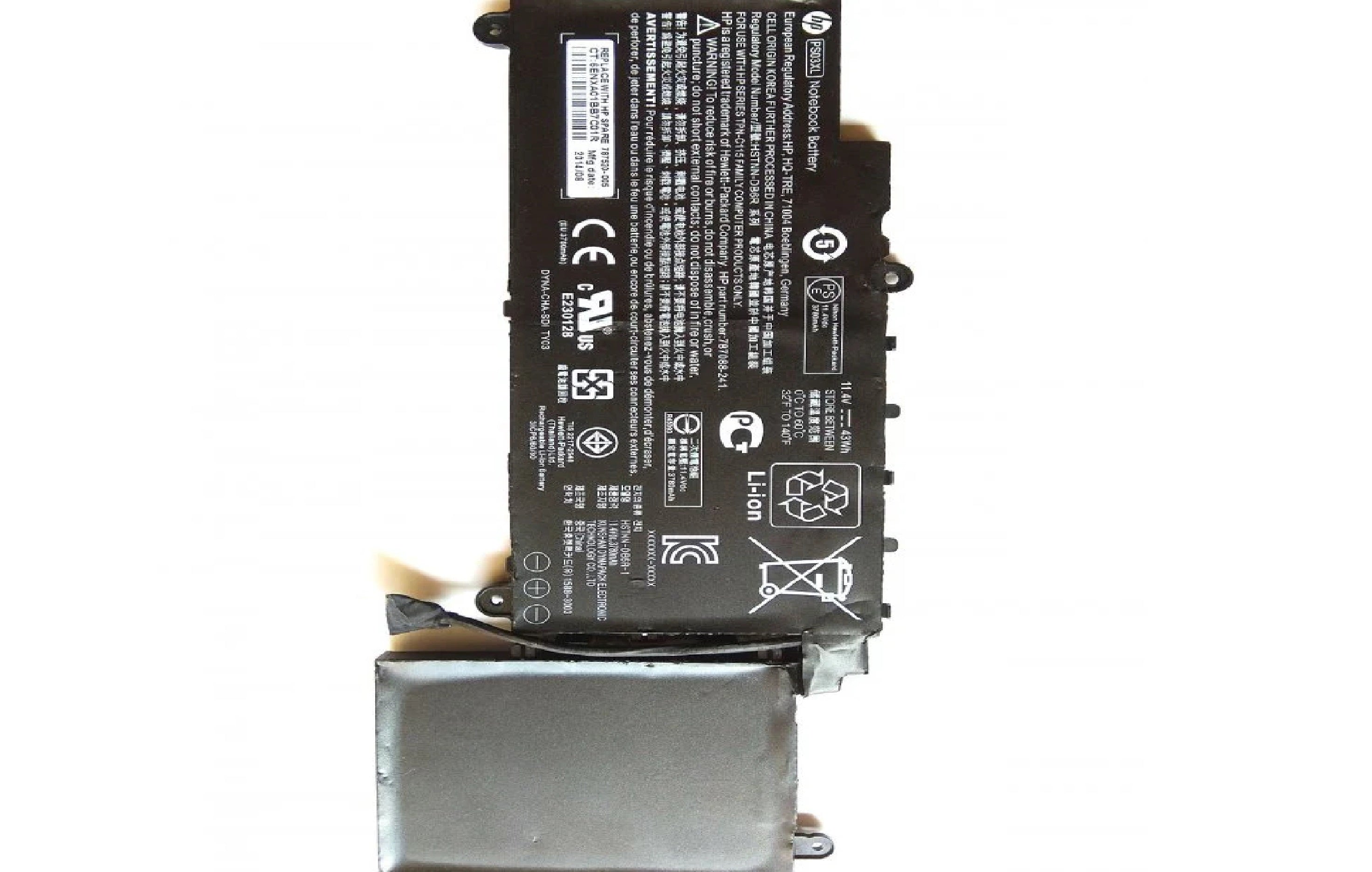 Original Hp PS03XL HSTNN-DB60, HSTNN-DB6O, HSTNN-DB6R,PL03, PL03043-PR, PS03043XL Laptop Battery Laptop Batteries JS Bazar
