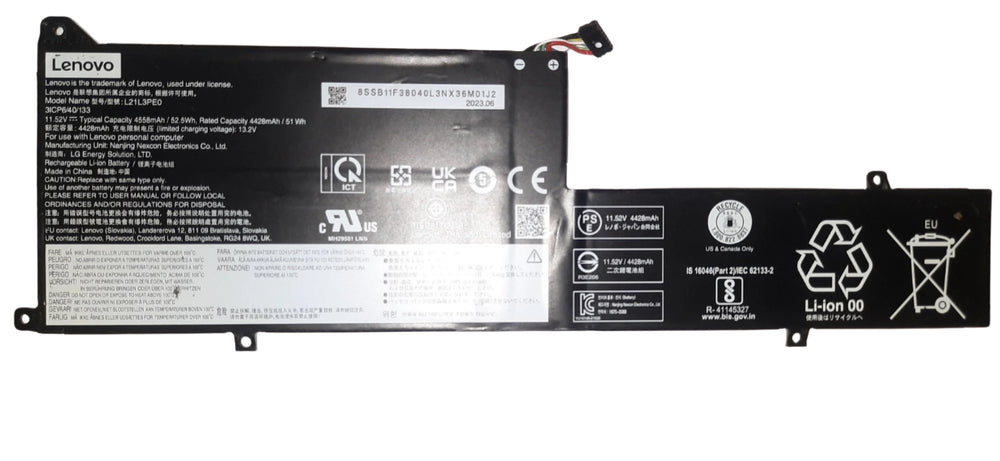 L21L3PE0 Laptop Battery 52.5Wh Compatible with Lenovo Flex 7-14IRU8 5-14ALC7 IdeaPad Flex 5-14IAU7 5-14ALC7 5-14ABR8 5-14IRU8 5-16ALC7 5-16IRU8 5-16IAU7 7-14IAU7 Series L21M3PE1 L21L3PE0 Laptop Batteries JS Bazar