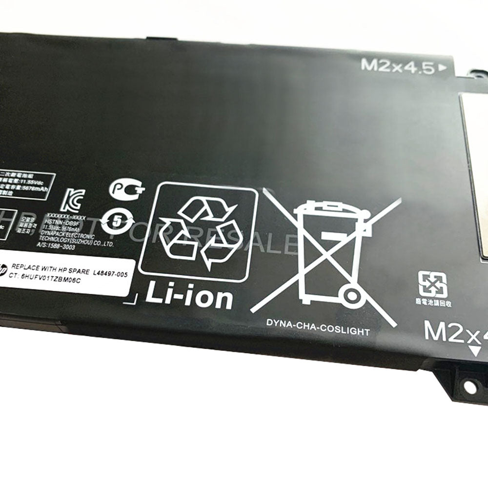 Original PG06XL Battery Compatible for HP Omen 15-dh 15-dh0000 15t-dh000 15t-dh100 15-dh0001ns 15-dh0002ns 15-dh0002nl 15-dh0007ng dh0008ns HSTNN-DB9F L48431-2C1 L48497-005 L48497-006 Laptop Batteries JS Bazar