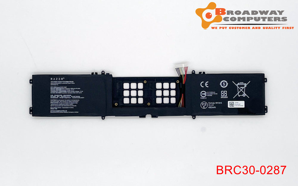 Original laptop battery For RC30-0287 Razer Blade Pro 17 2019 2020 RZ09-0287 / 15.4V 4583mAh - JS Bazar
