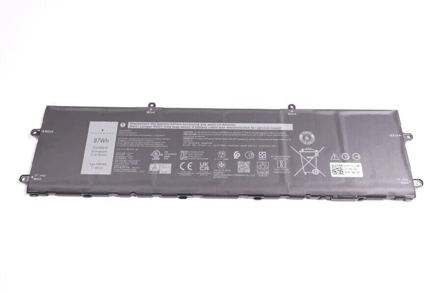 Original Laptop Battery DWVRR For Dell Alienware X15 R1 R2 X17 R1 R2 Inspiron 16 7620 2-in-1 0817GN 0017GN NR6MH 11.4V 87WH - JS Bazar
