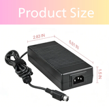 4-Pin 12V 7.5A - 9A Power Adapter for Synology Disk Station 4-Bay DS410 DS410j DS411 DS411J DS412 DS412 + DS416 DS418 DS918+ DS923+ DiskStation Network Storage NAS Server 12V DC Power Supply Charger JS Bazar