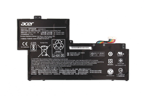 42Wh AP16A4K Acer Aspire One Cloudbook KT.00304.003 Laptop Battery