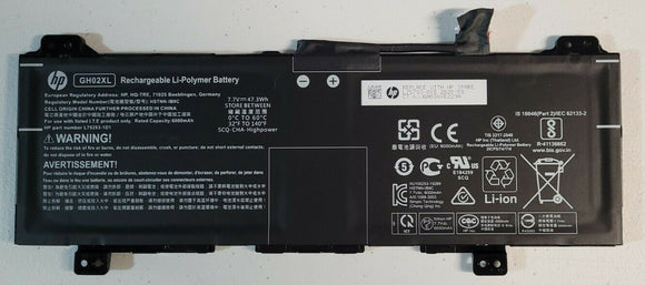 Original GH02XL HP Chromebook 14 G6 1A715UT, Chromebook 14A-NA0010NO Laptop Battery Laptop Batteries JS Bazar
