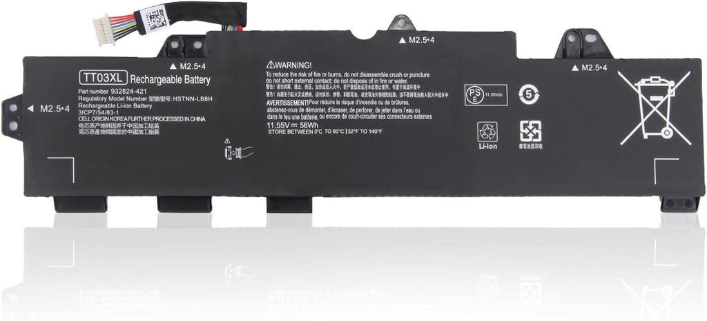 Original 11.55V 56Wh TT03XL Laptop Battery Compatible for HP TT03XL HSN-I13C-5 HSTNN-LB8H 933322-855 932824-421 Laptop Batteries JS Bazar