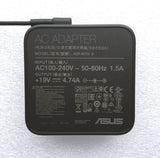 ASUS-branded ADP-90YD B 90W charger, specification label