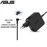 ASUS ADP-33AW B 33W charger with 19V 1.75A and 4.0mm x 1.35mm connector