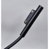 Microsoft Surface 65W charger magnetic connector close-up