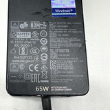 Microsoft Surface Model 1706 60W charger specification label close-up