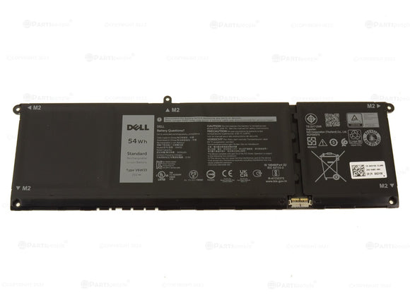 Orginal 54Wh V6W33 Laptop Battery Compatible with Dell Latitude 3320 3420 3520 Vostro 3510 3511 3515 5310 5410 5415 5510 5515 Inspiron 5418 5518 7415 2-in-1 0XDY9K 0WV3K8 0MVK11 0VKYJX G91J0 15V 4-Cell Laptop Batteries JS Bazar